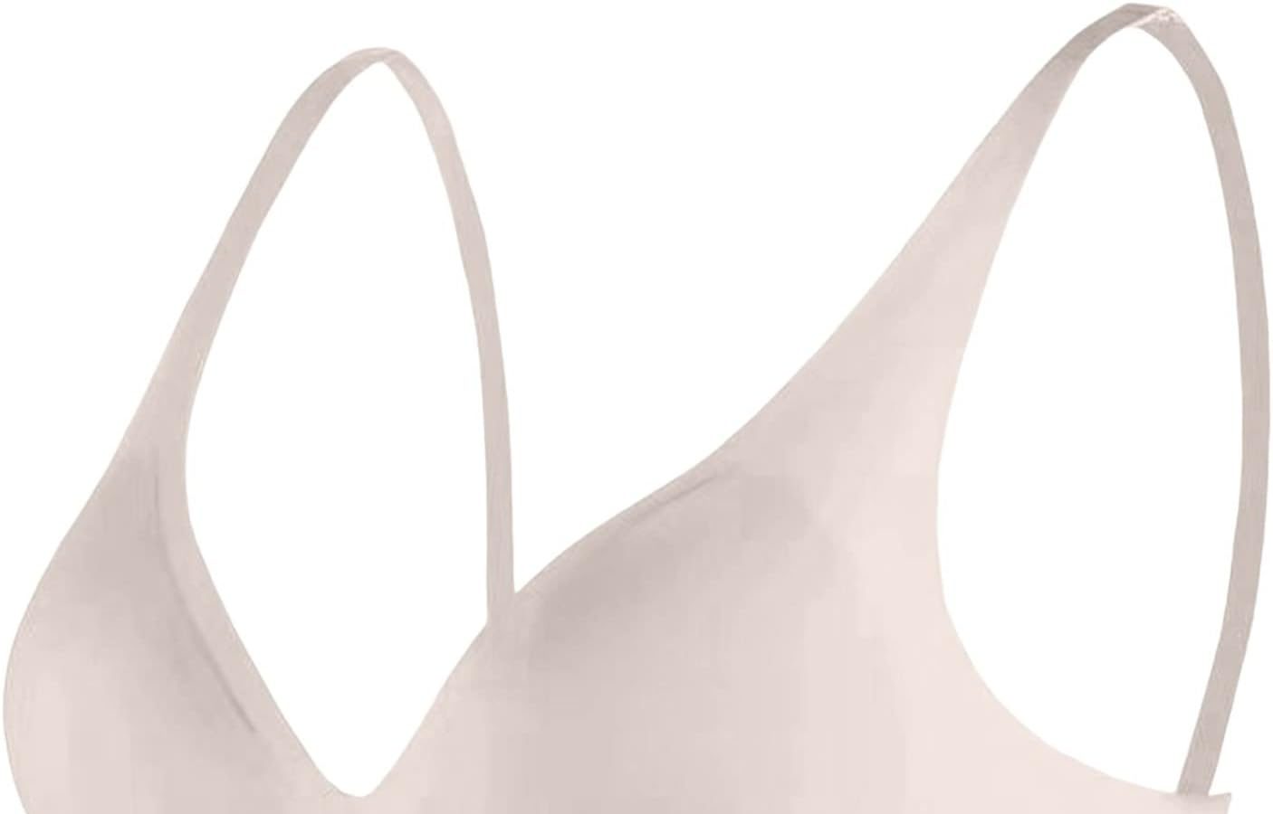 Cocila Donna Reggiseno Confortevole Senza Tracce Estivo Sottile Traspirante Senza Anello in Acciaio Super Bra Reggiseno Senza Spalline Reggiseni A Fascia Imbottiti
