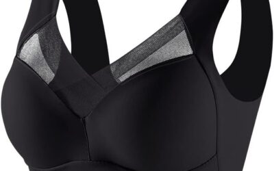 Cocila Reggiseni Basic da Donna Canotta in Pizzo Senza Spalline di Grandi Dimensioni, Reggiseno Regolabile con Laterale Sottile Reggiseno A Fascia Senza Imbottitura
