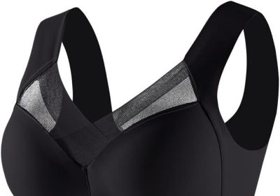 Cocila Reggiseni Basic da Donna Canotta in Pizzo Senza Spalline di Grandi Dimensioni, Reggiseno Regolabile con Laterale Sottile Reggiseno A Fascia Senza Imbottitura