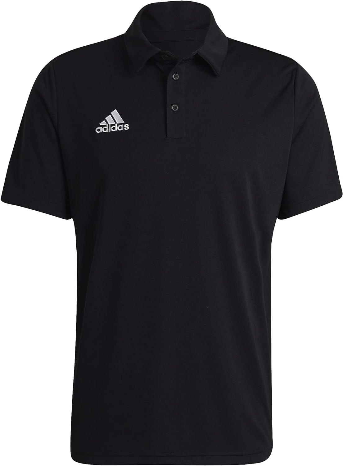 adidas Entrada 22 Short Sleeve Polo Shirt, Uomo, Black, XL