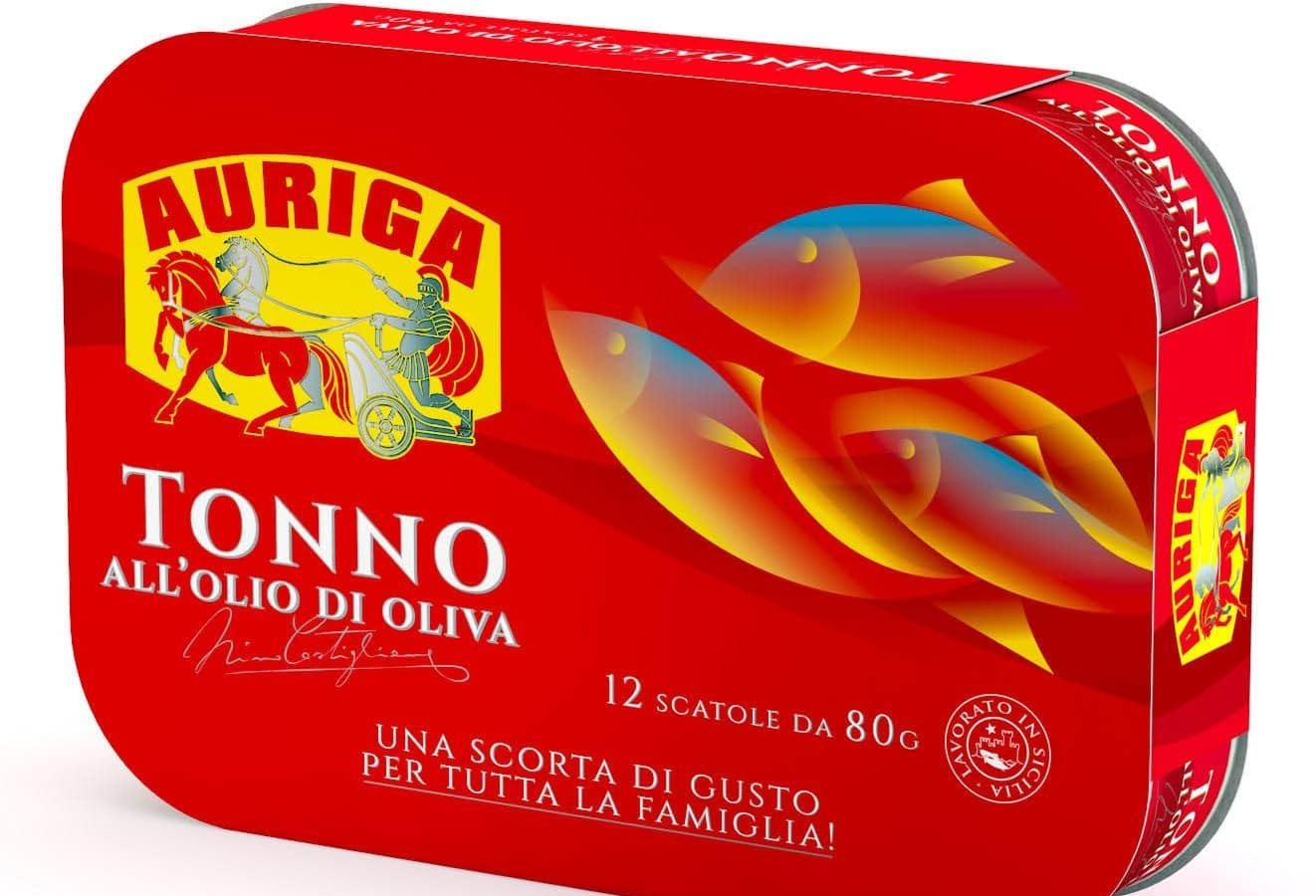 Tonno all’olio di oliva Auriga 80grx12