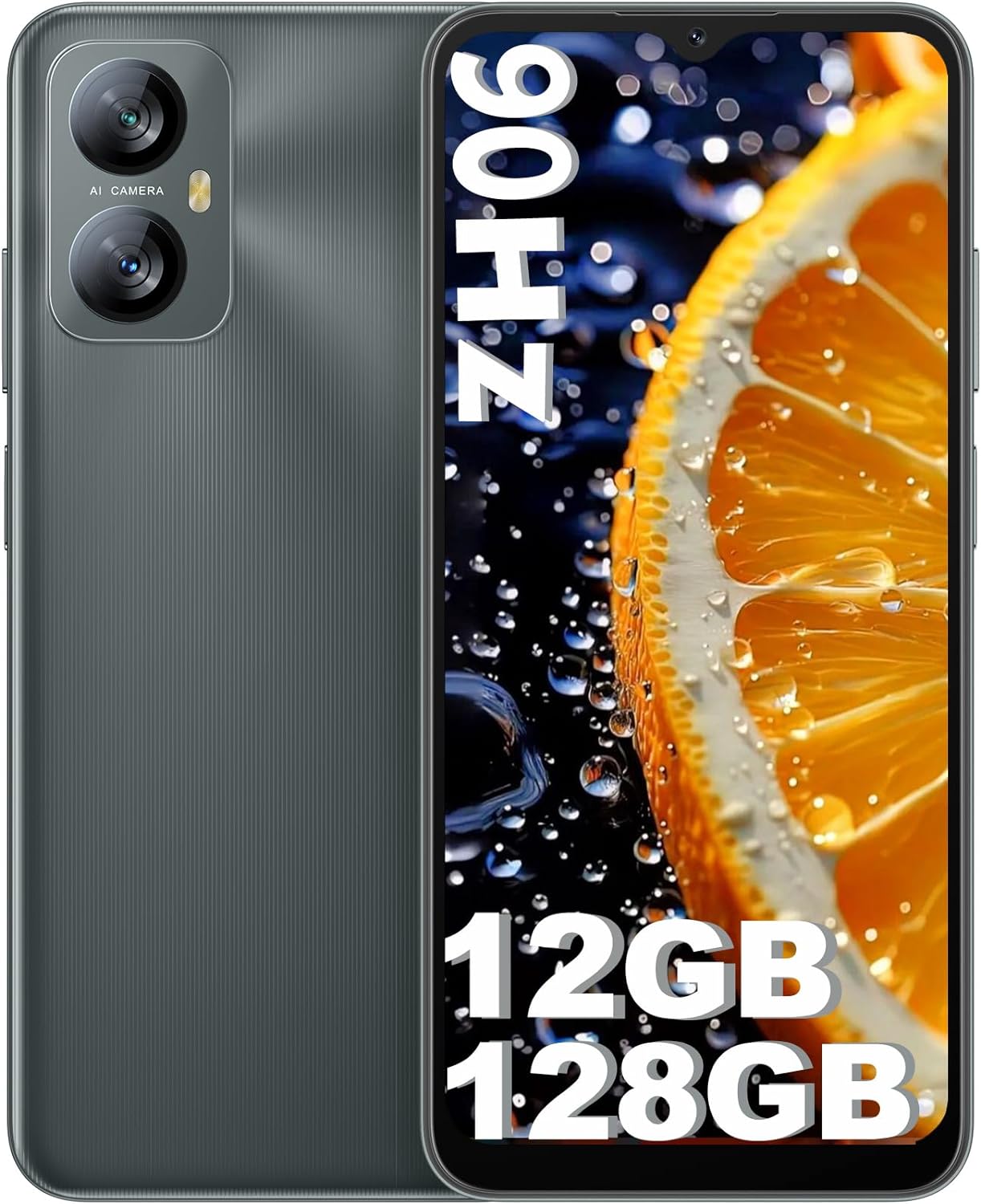 Blackview Cellulare Android 13, A52Pro Smartphone in Offerta con 12GB+128GB,6.52″ HD+/90Hz,Octa-Core,5180mAh,13MP+5MP,Cellulare Dual 4G SIM, Fingerprint/Face ID/GPS/Modalità Panorama/3.5mm Jack Nero