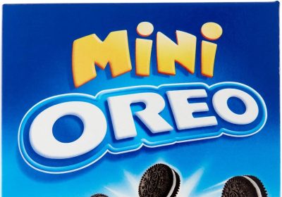 Oreo Original Mini, Piccoli Biscotti al Cacao Ripieni di Crema al Gusto Vaniglia, 4x40g (4 monoporzioni da 40g)