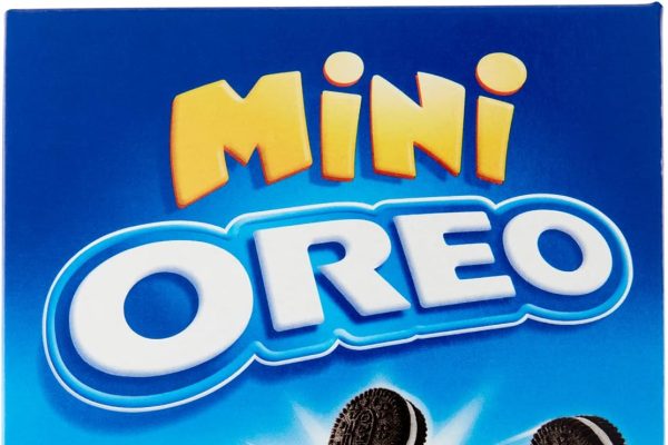Oreo Original Mini, Piccoli Biscotti al Cacao Ripieni di Crema al Gusto Vaniglia, 4x40g (4 monoporzioni da 40g)