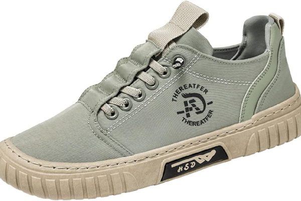 da Uomo Basse Traspiranti Casual Scarpe da Passeggio in Tela Scarpe Ginnastica in Saldo