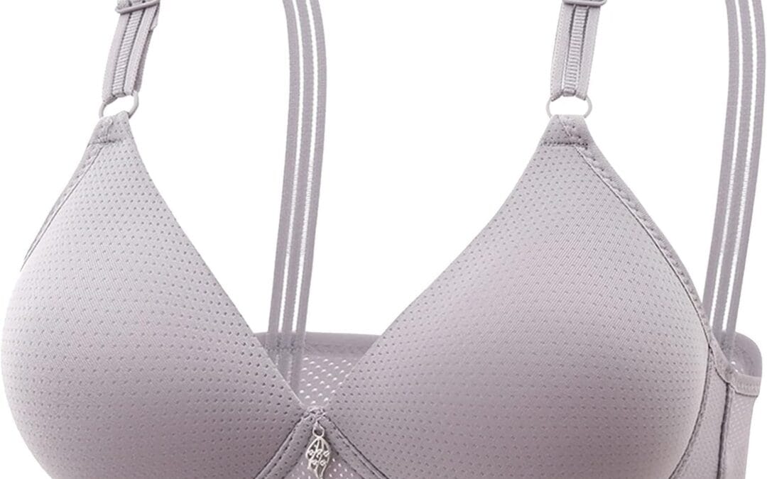 Cocila Reggiseni Basic da Donna Dimensioni Pallina Salva Reggiseno Reggiseno con Gancio Davanti Trasparente Reggiseno Top Cotone Senza Ferretto Reggiseno Post Operatorio XS