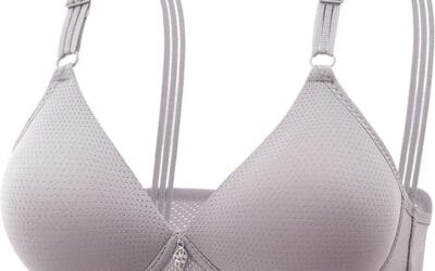 Cocila Reggiseni Basic da Donna Dimensioni Pallina Salva Reggiseno Reggiseno con Gancio Davanti Trasparente Reggiseno Top Cotone Senza Ferretto Reggiseno Post Operatorio XS