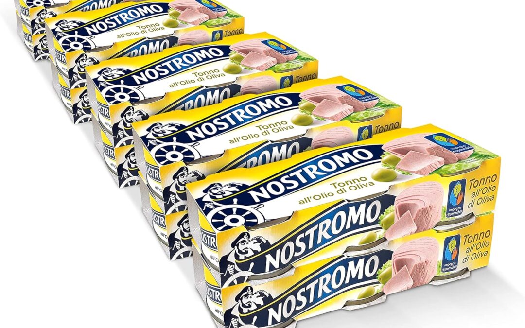 Nostromo – Tonno all’olio di oliva, 30 lattine da 70gr. Formato scorta da 10 confezioni. Fonte di proteine, senza conservanti.