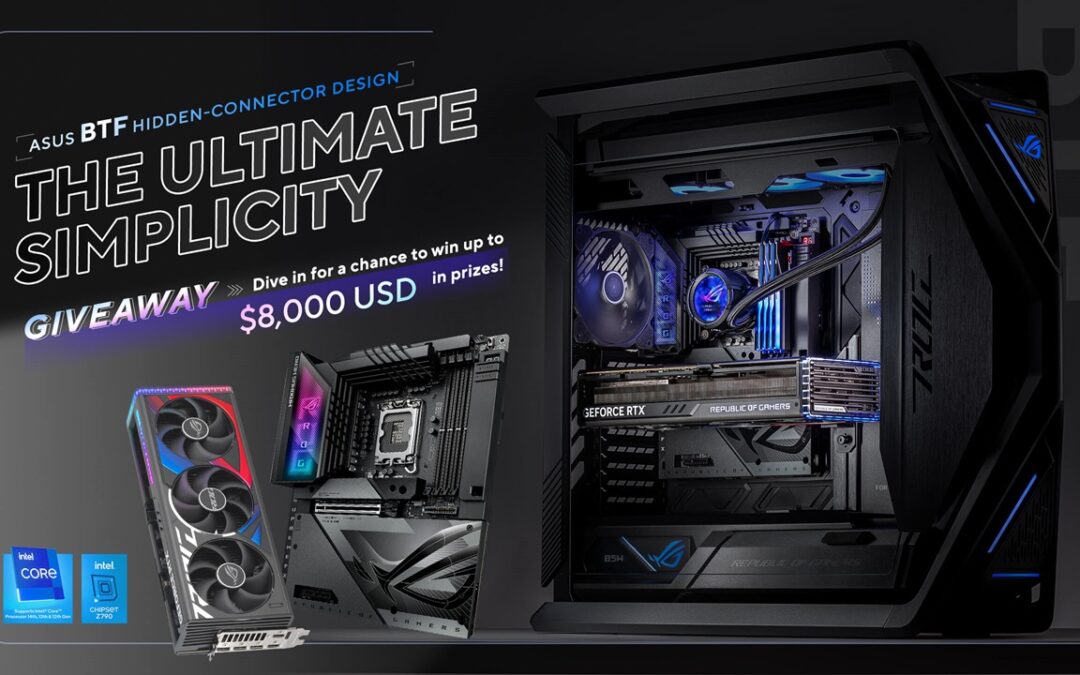 ASUS annuncia il concorso The Ultimate Simplicity: una valanga di premi in palio, tra cui la nuovissima ROG Strix GeForce RTX 4090 BTF