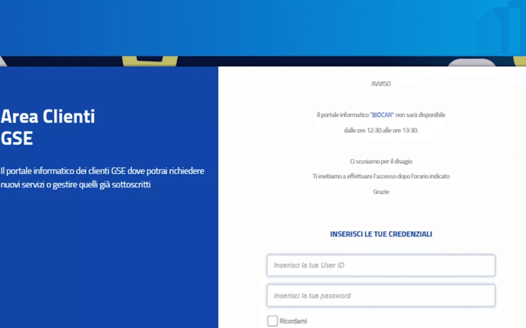 compensazione crediti solo su portale GSE