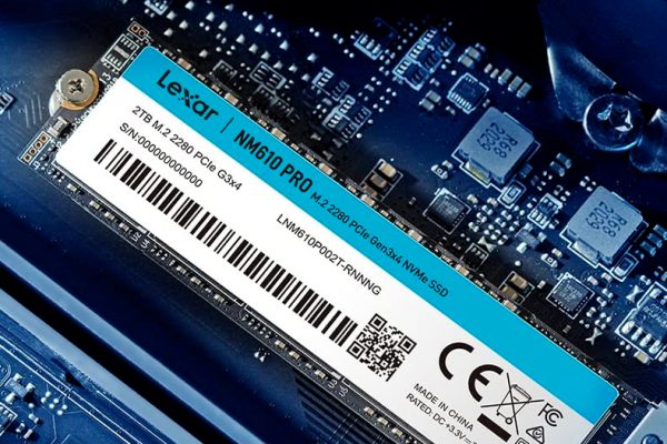 Nessun SSD da 2TB costa meno, di nessun tipo: Lexar NM610 Pro PCIe Gen.3 da 3300MB/s a 109€!