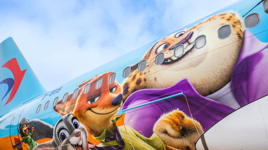 Zootropolis, l’aereo China Eastern Airlines dedicato a Zootopia