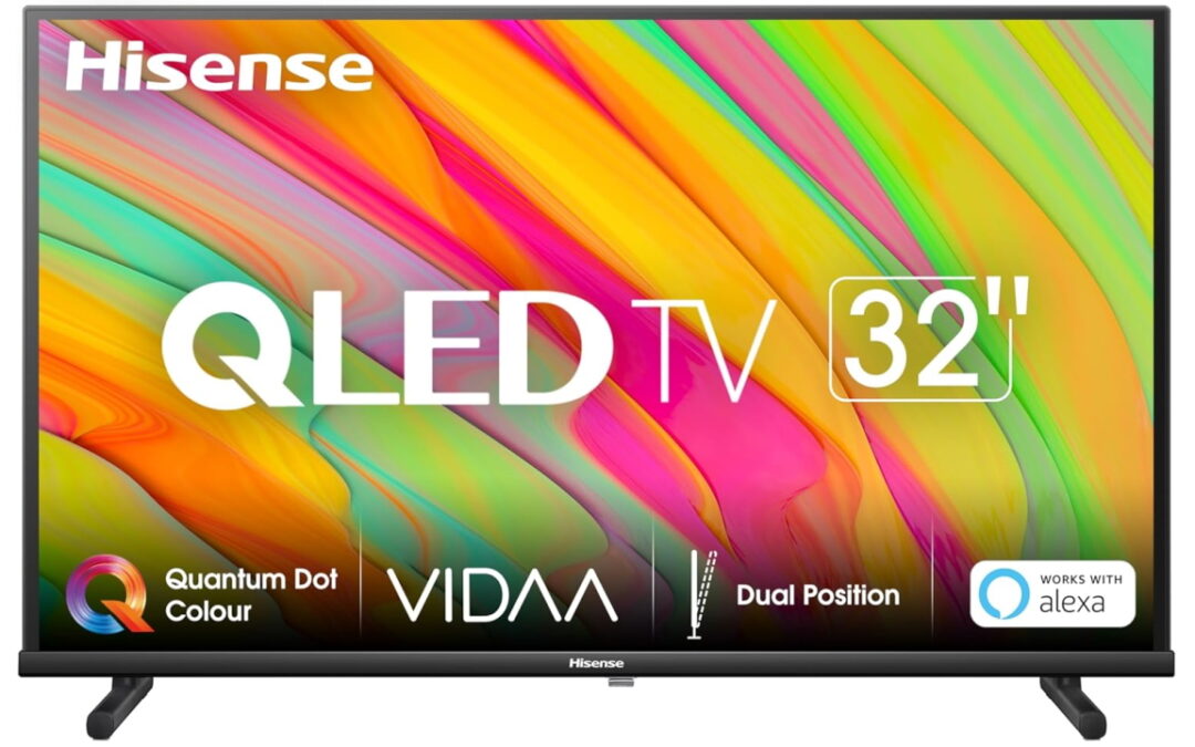 Siete alla ricerca di un TV dalle dimensioni compatte, 32 pollici e QLED? Oggi questo Hisense è crollato di prezzo e costa solo 178€