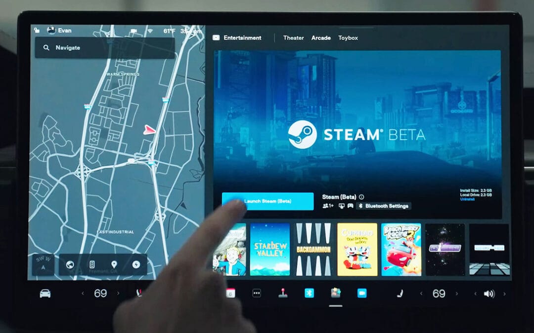 Tesla rimuove il supporto ai giochi Steam dai propri veicoli