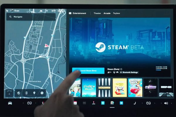 Tesla rimuove il supporto ai giochi Steam dai propri veicoli