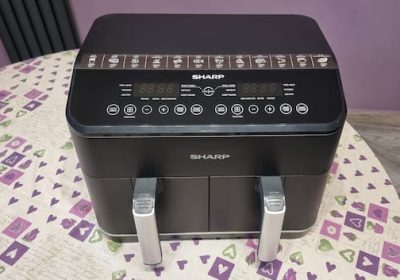 Friggitrice ad aria Sharp: come funziona, caratteristiche, impressioni