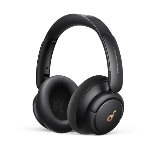 soundcore by Anker Q30 Cuffie Bluetooth Cancellazione Rumore Attiva con Modalità Multiple, Hi-Res Audio, EQ personalizado vía App, 40 Ore, Cuffie Wireless, Connessione Multipunto, Vestibilità Comoda