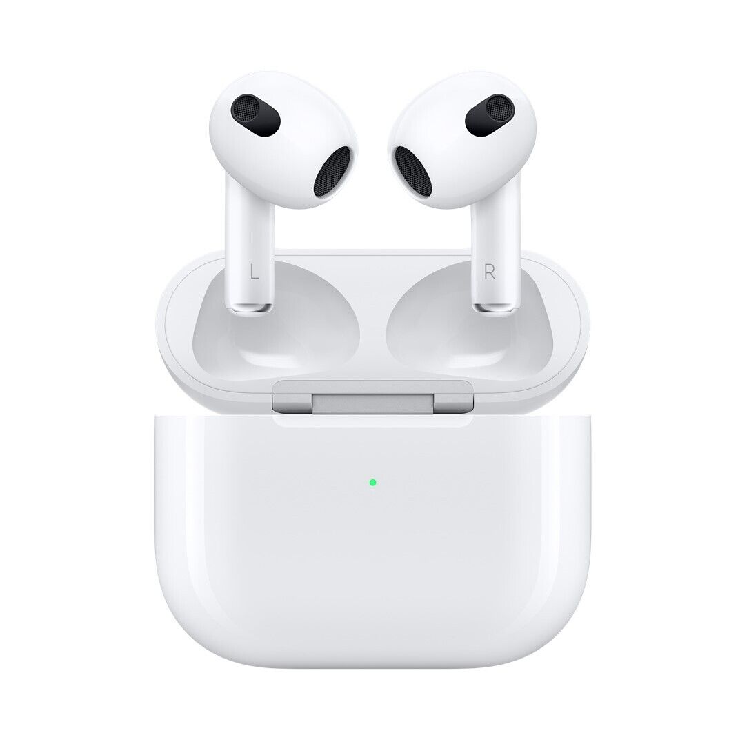 Apple Auricolari AirPods 3 2022 + Custodia di Ricarica Lightning MPNY3 