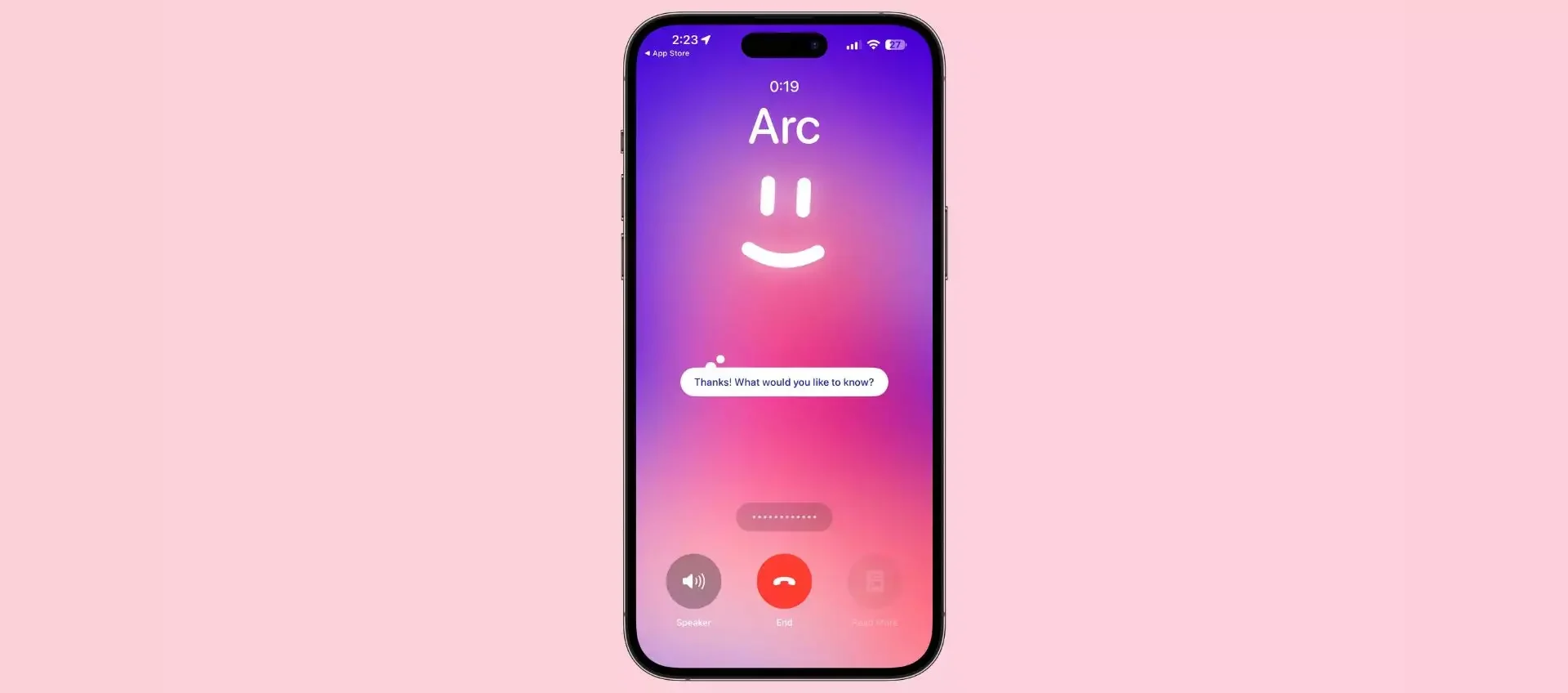 Call Arc di Arc Search fornisce risposte AI vocali istantanee