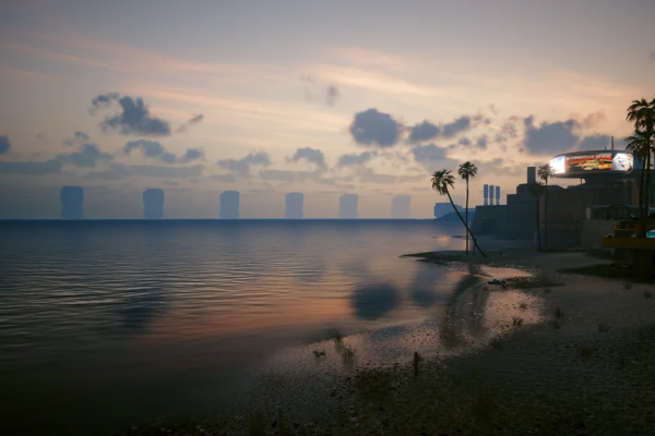 In Cyberpunk 2077 c’è un easter egg nascosto nell’oceano