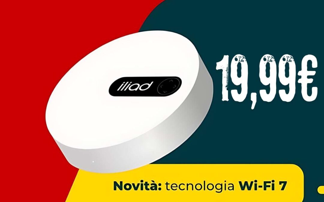 Fibra a soli 19,99€ al mese con Iliad, per SEMPRE