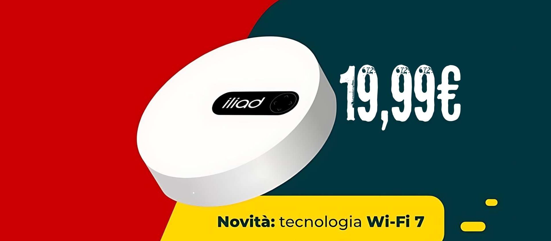 Fibra a soli 19,99€ al mese con Iliad, per SEMPRE