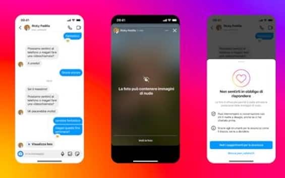 Meta, nuove funzioni per sextortion e condivisione foto intime