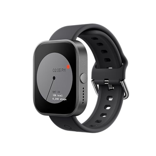 CMF by Nothing Watch Pro Smartwatch con schermo AMOLED di 1.96′, fitness tracker, multi-sistema GPS integrato, chiamata Bluetooth con riduzione rumore tramite AI e fino a 13 d’autonomia, Grigio scuro