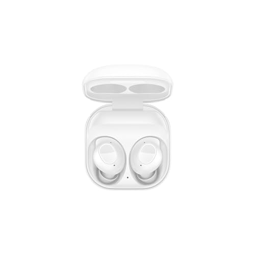 Samsung Galaxy Buds FE Cuffie Bluetooth True Wireless, Cancellazione attiva dei rumori (ANC), Fit Ergonomico, 3 Microfoni, Controlli touch, Bassi profondi, White 2023 [Versione Italiana]