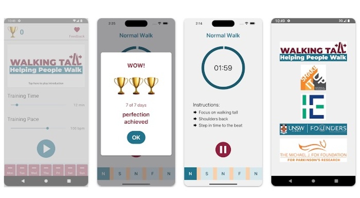 Applicazione per ottimizzare la deambulazione dei pazienti affetti da Parkinson – Software e App
