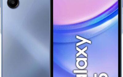 Samsung Galaxy A15, Smartphone Android 14, Display Super AMOLED 6.5″ FHD+, 4GB RAM, 128GB, memoria interna espandibile fino a 1TB, Batteria 5.000 mAh, Blue [Versione Italiana]