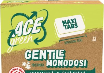 ACE CANDEGGINA GENTILE GREEN MONODOSE, Confezione da 18 tabs