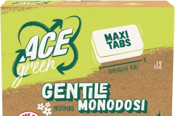 ACE CANDEGGINA GENTILE GREEN MONODOSE, Confezione da 18 tabs