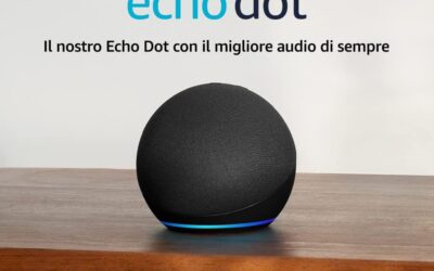 Echo Dot (5ª generazione, modello 2022) | Altoparlante intelligente Wi-Fi e Bluetooth, suono più potente e dinamico, con Alexa | Antracite