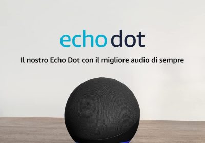 Echo Dot (5ª generazione, modello 2022) | Altoparlante intelligente Wi-Fi e Bluetooth, suono più potente e dinamico, con Alexa | Antracite