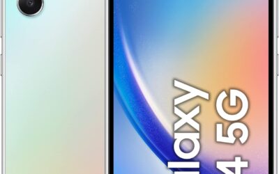 Samsung Galaxy A34 5G Smartphone Android, Display FHD+ Super AMOLED 6.6”, 6GB RAM e 128GB di memoria interna espandibile, Batteria 5.000 mAh, Awesome Silver [Versione Italiana]