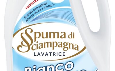 Spuma di Sciampagna Detersivo Lavatrice Liquido Bianco Puro 46 Lavaggi – 2070 Ml