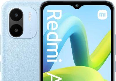 Xiaomi Redmi A1 Smartphone 4G, ampio display HD+ da 6,52″, batteria 5000 mAh, doppia fotocamera 8 MP, 32 GB, colore: blu.