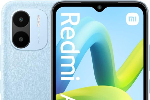 Xiaomi Redmi A1 Smartphone 4G, ampio display HD+ da 6,52″, batteria 5000 mAh, doppia fotocamera 8 MP, 32 GB, colore: blu.