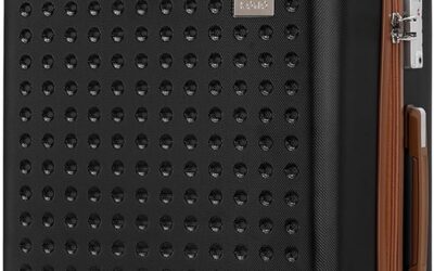 Kono Valigia Grande da 76cm Trolley Bagaglio Rigida e Leggero Valigie con TSA Lucchetto e 4 Ruote Girevoli (Nero)