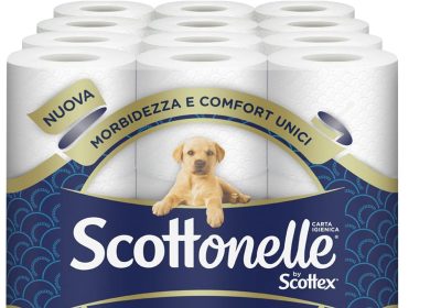 Scottonelle Carta Igienica, Morbida e Resistente, Dermatologicamente testata, 48 Rotoli (12×14)