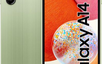 Samsung Galaxy A14 Smartphone Android, Display LCD FHD+ 6.6″, 4GB RAM, 128GB Memoria interna espandibile, Batteria 5.000 mAh, Light Green [Versione italiana]