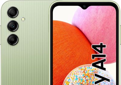 Samsung Galaxy A14 Smartphone Android, Display LCD FHD+ 6.6″, 4GB RAM, 128GB Memoria interna espandibile, Batteria 5.000 mAh, Light Green [Versione italiana]