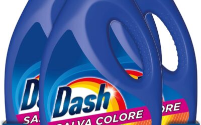 Dash Detersivo Liquido Lavatrice, 104 Lavaggi (4×26), Salva Colore, Mantiene Vivaci I Colori, Efficace A Freddo E In Cicli Brevi