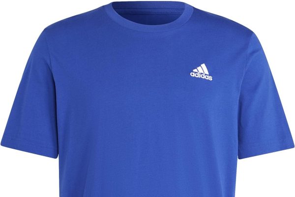Adidas Mens Essentials Single Jersey Embroidered Small Logo Tee
