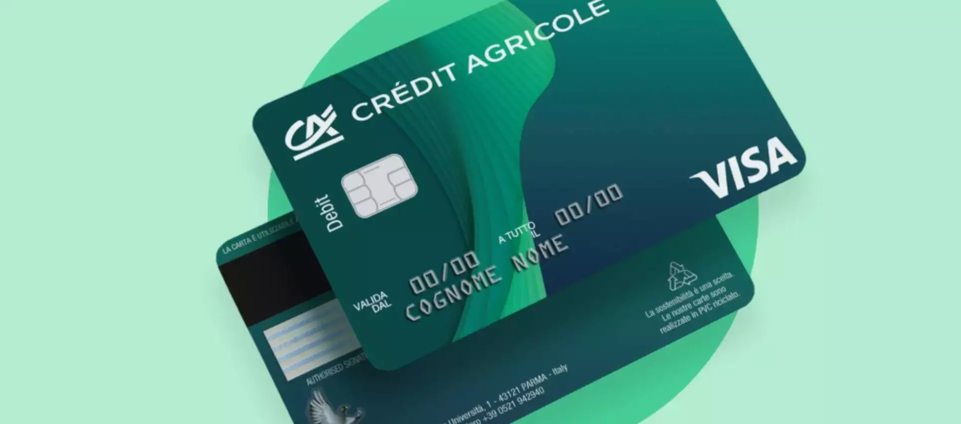 Carta di credito con Crédit Agricole: tua in pochi minuti