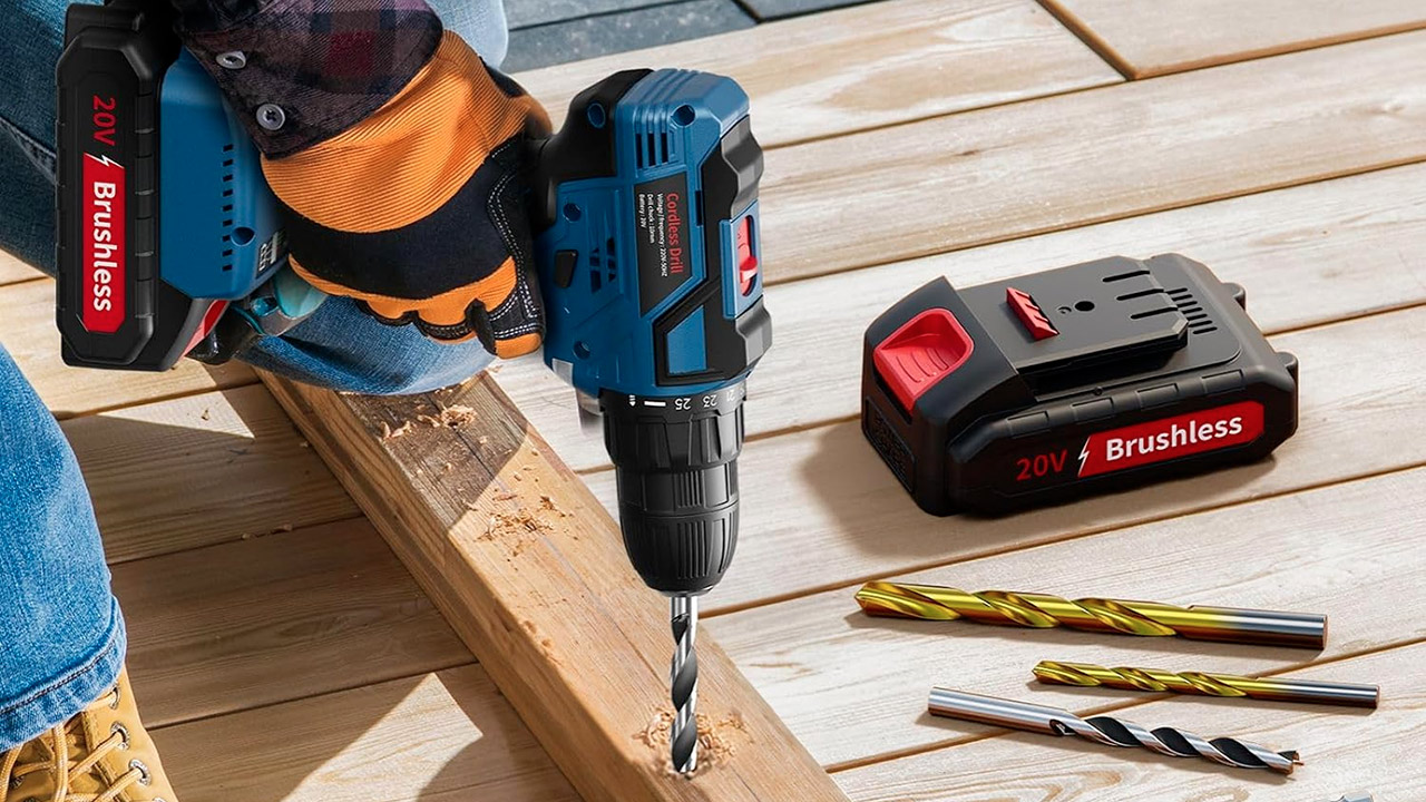 Fai da te, trapani avvitatori in sconto fino al 50%! Tutti potenti, con doppia batteria, da 32€ a 39€!