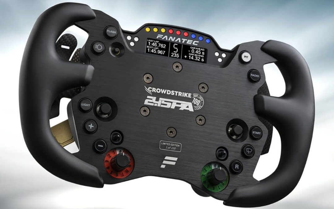 Fanatec Clubsport Wheel Rim GT3 Endurance, un nuovo volante per celebrare la 24 ore di Spa