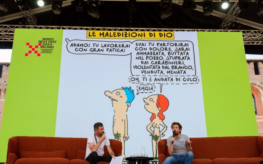 Mario Natangelo al Wired Next Fest 2024 di Milano: “Le cose brutte sono le migliori su cui scherzare”