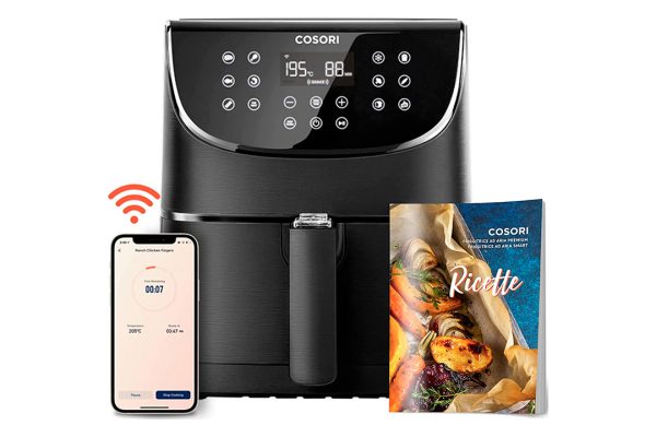 Crolla quasi a metà prezzo la regina delle friggitrici ad aria: Cosori da 5,5L e con controllo (anche) via app scende a 81€, -49%!